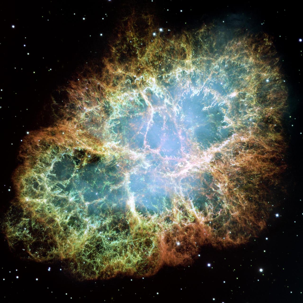 La Nebulosa del Cangrejo (M1), resto de la supernova del año 1054